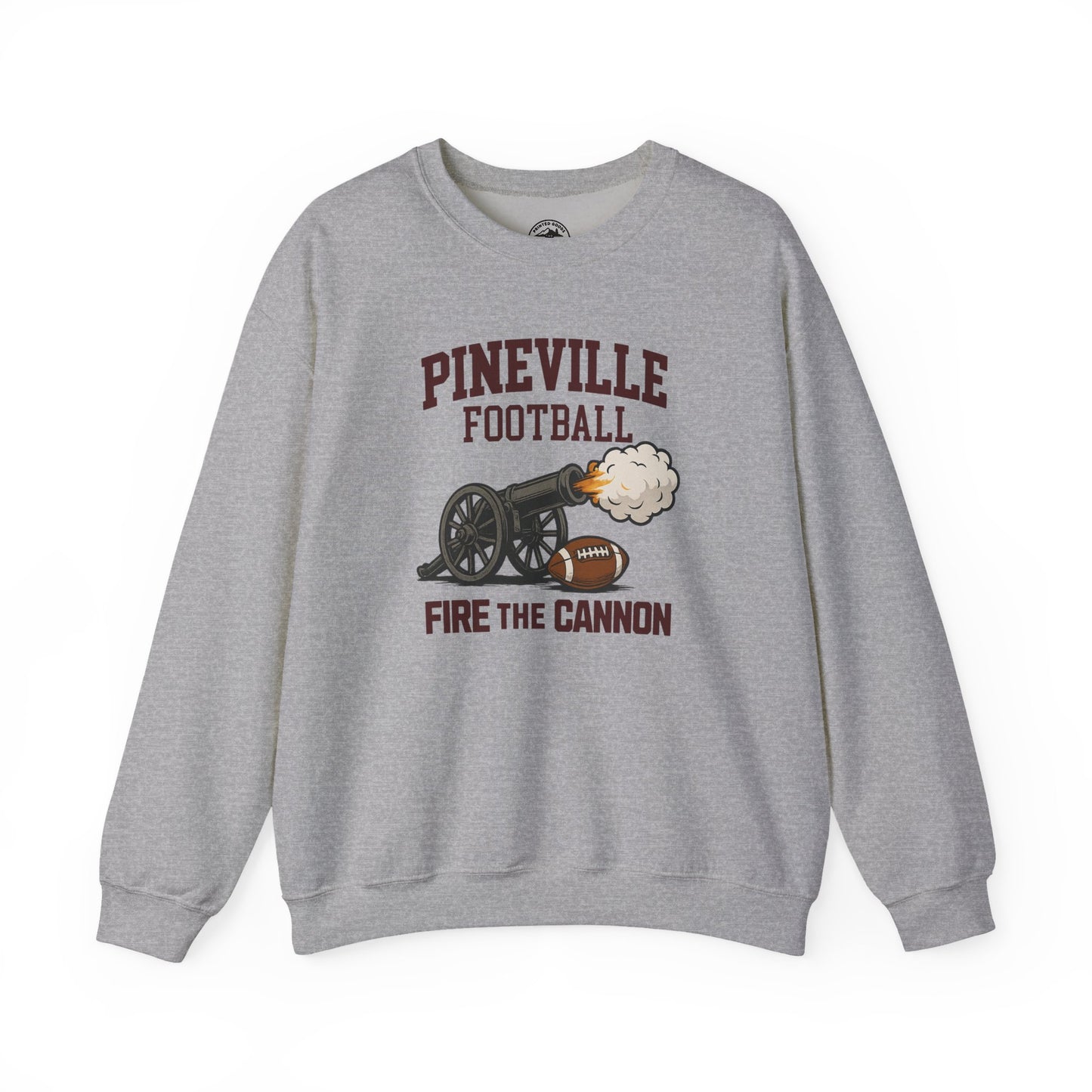 Pineville Football Crewneck Sweatshirt - FIRE THE CANNON | The Narrows Co.