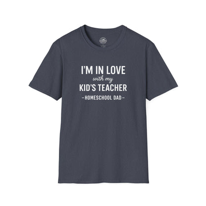 Homeschool Dad - In Love with my Kids Teacher Tee | The Narrows Co.