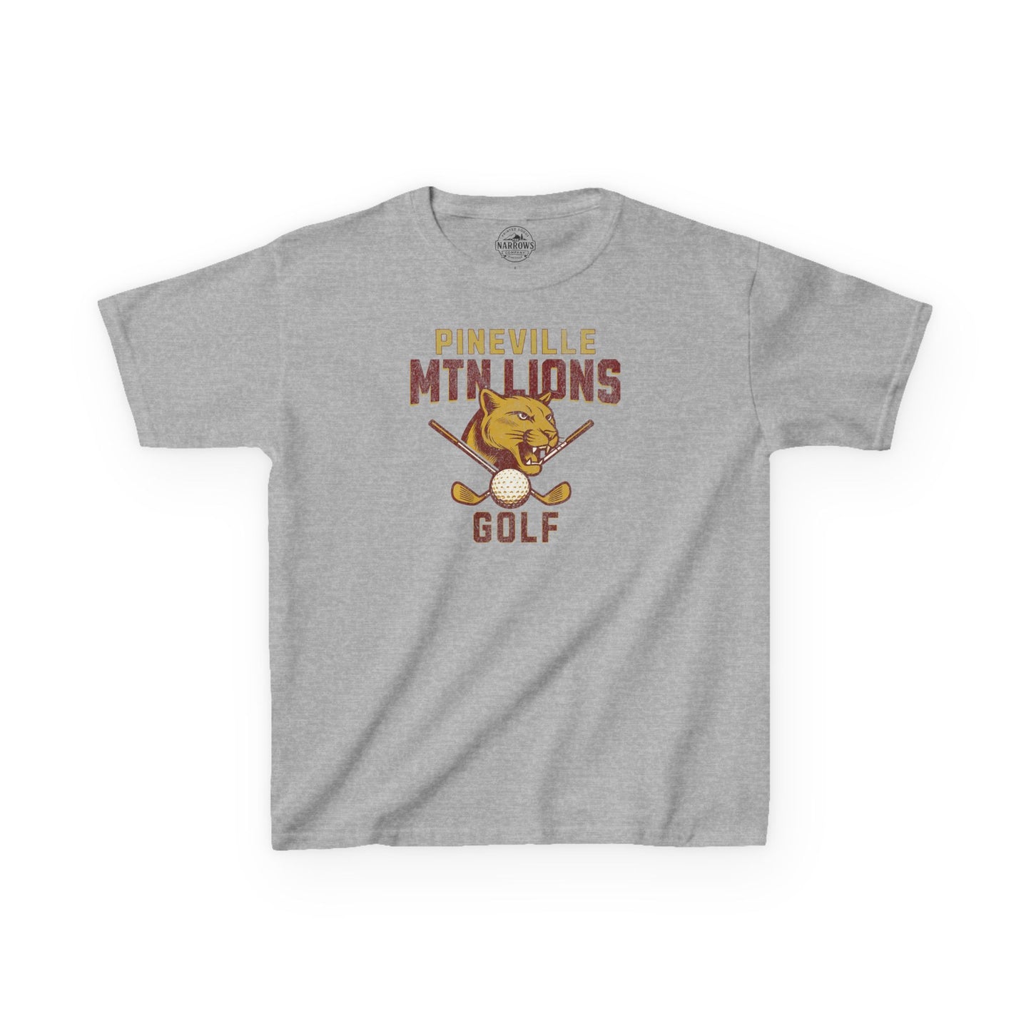 Pineville Golf - Youth Mtn Lions Tee | The Narrows Co.