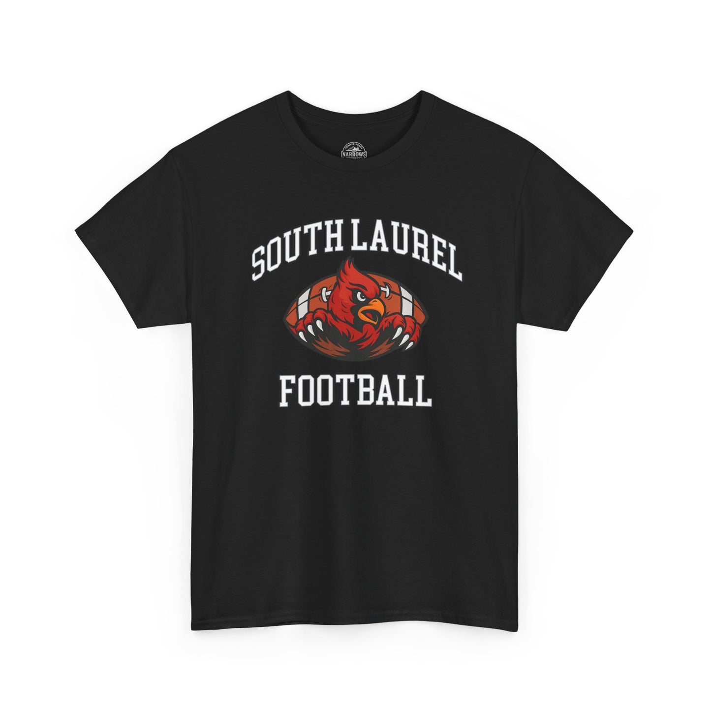 South Laurel - Cardinal with Football - Tee | The Narrows Co.