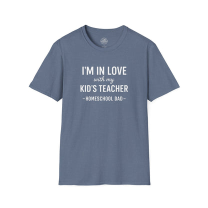 Homeschool Dad - In Love with my Kids Teacher Tee | The Narrows Co.