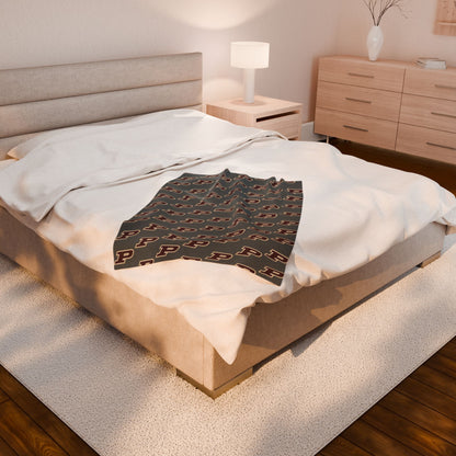 Pineville Power P Plush Blanket | The Narrows Co.