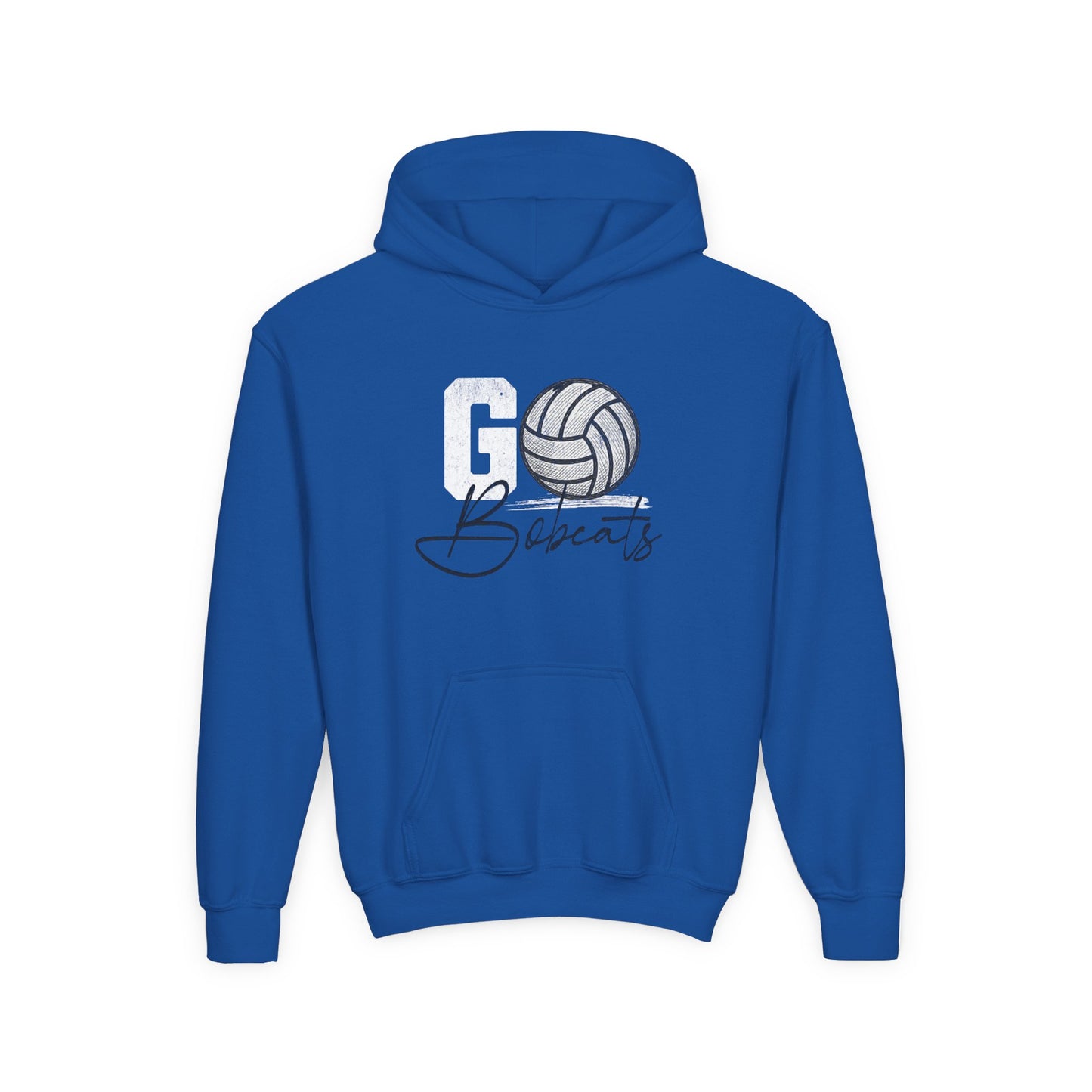 Bell County Volleyball Go Bobcats Youth Hoodie | The Narrows Co.
