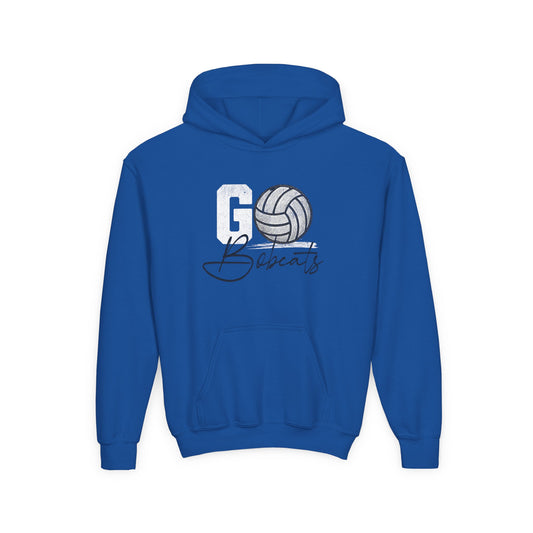 Bell County Volleyball Go Bobcats Youth Hoodie | The Narrows Co.