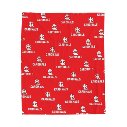 South Laurel - SL Cardinals Pattern - Plush Blanket | The Narrows Co.