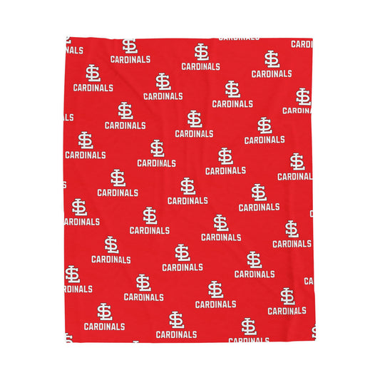 South Laurel - SL Cardinals Pattern - Plush Blanket | The Narrows Co.