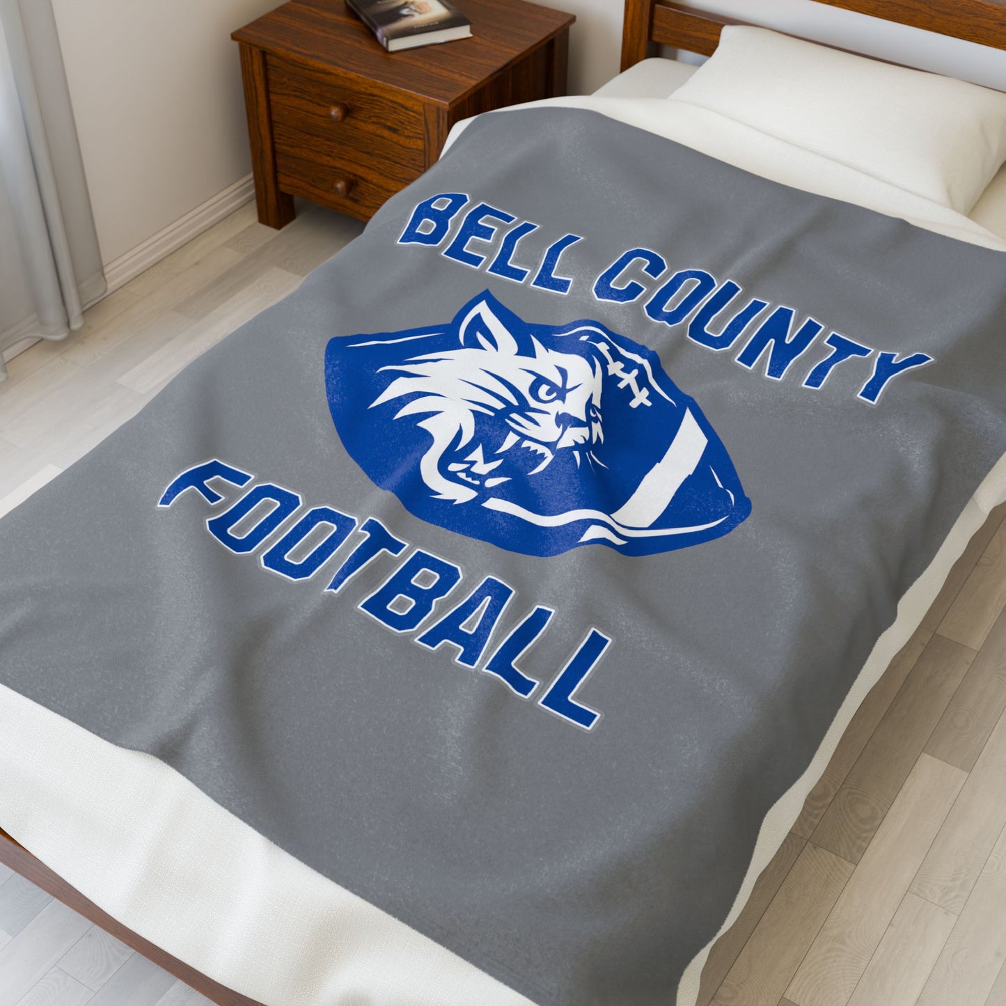 Bell County Football Plush Blanket | The Narrows Co.