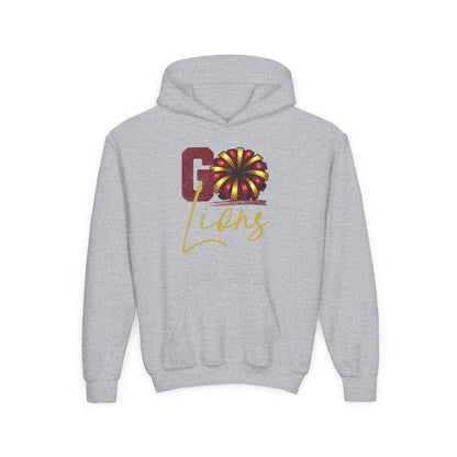 Pineville Cheer GO LIONS Youth Sweatshirt | The Narrows Co.