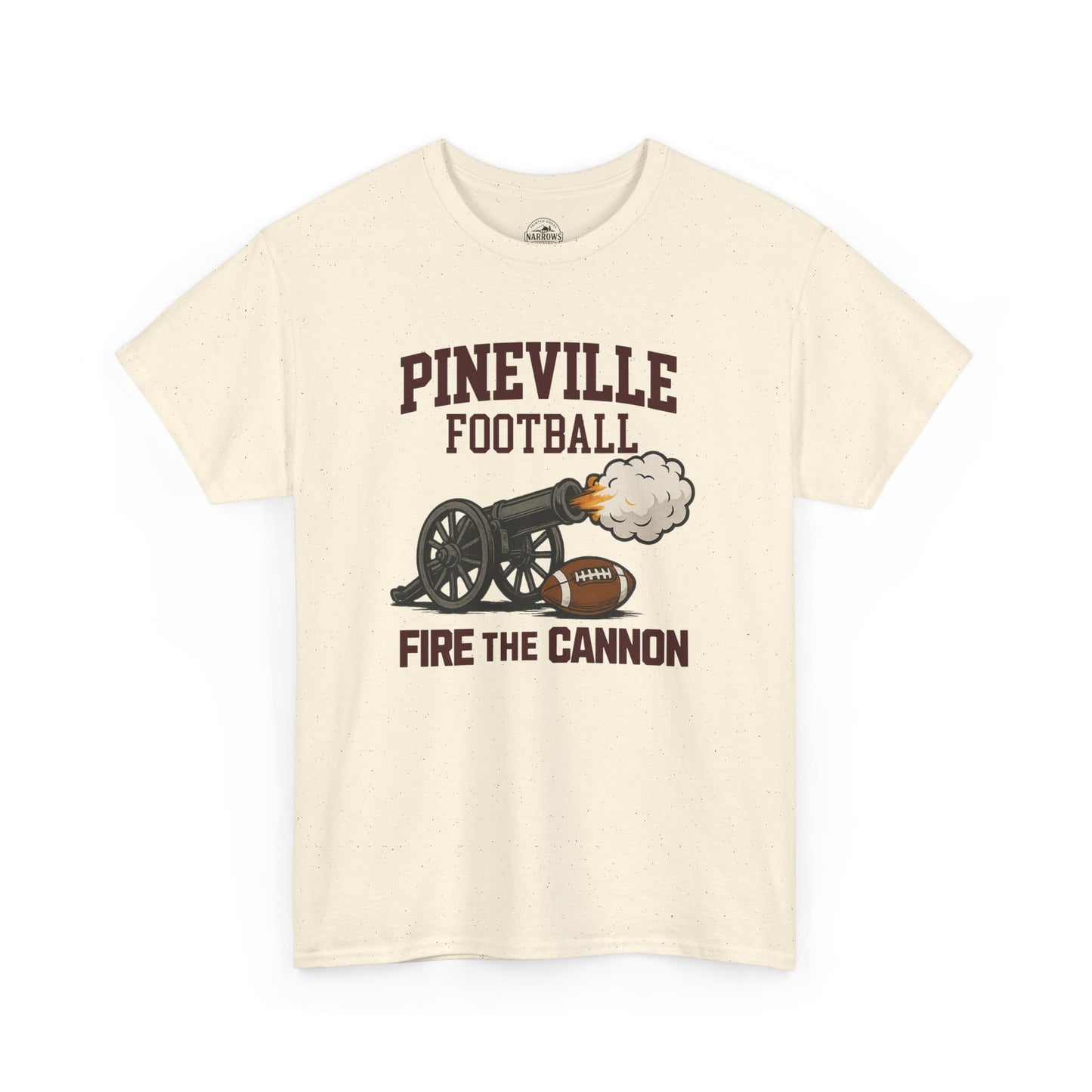Pineville Football FIRE THE CANNON Tee | The Narrows Co.