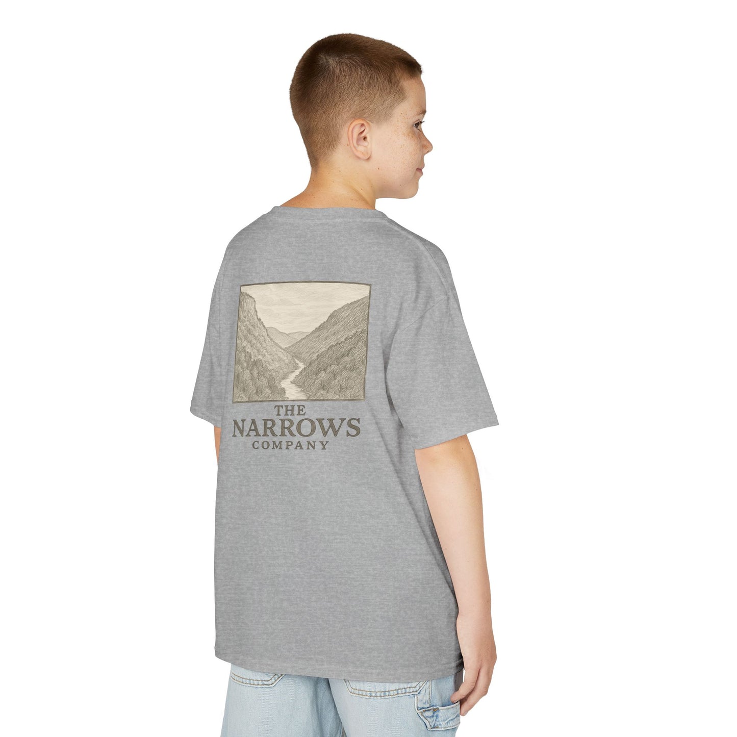 Pencil Sketch Narrows - Kids Tee  | The Narrows Co.