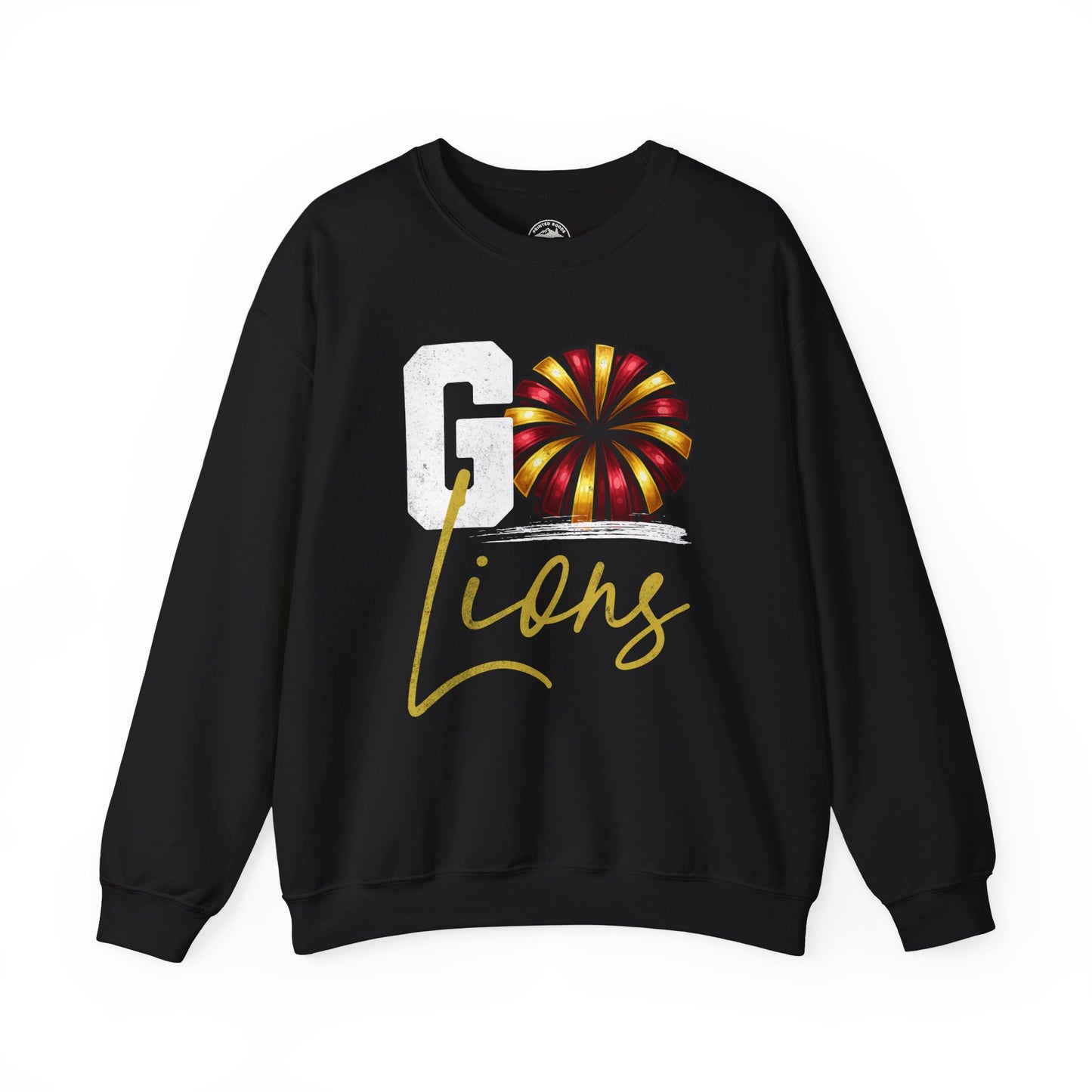 Pineville Cheer GO LIONS Crewneck Sweatshirt | The Narrows Co.