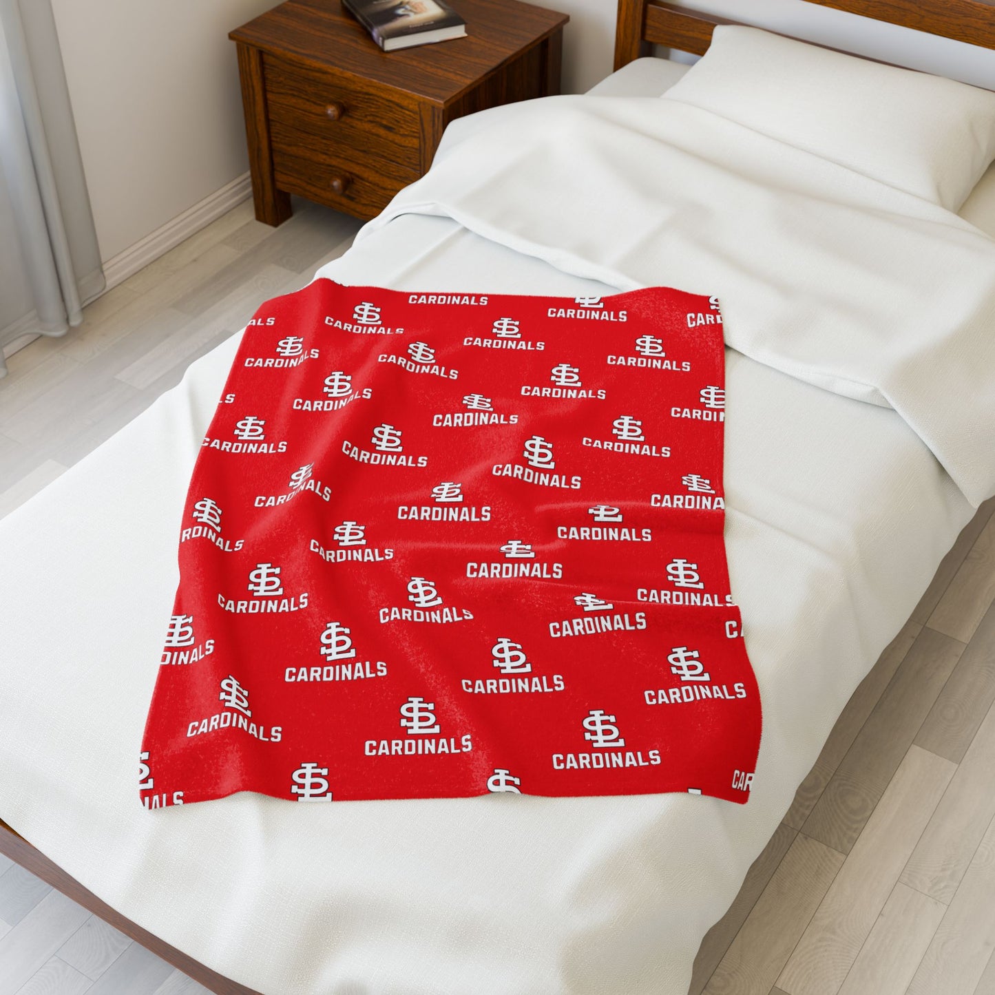 South Laurel - SL Cardinals Pattern - Plush Blanket | The Narrows Co.