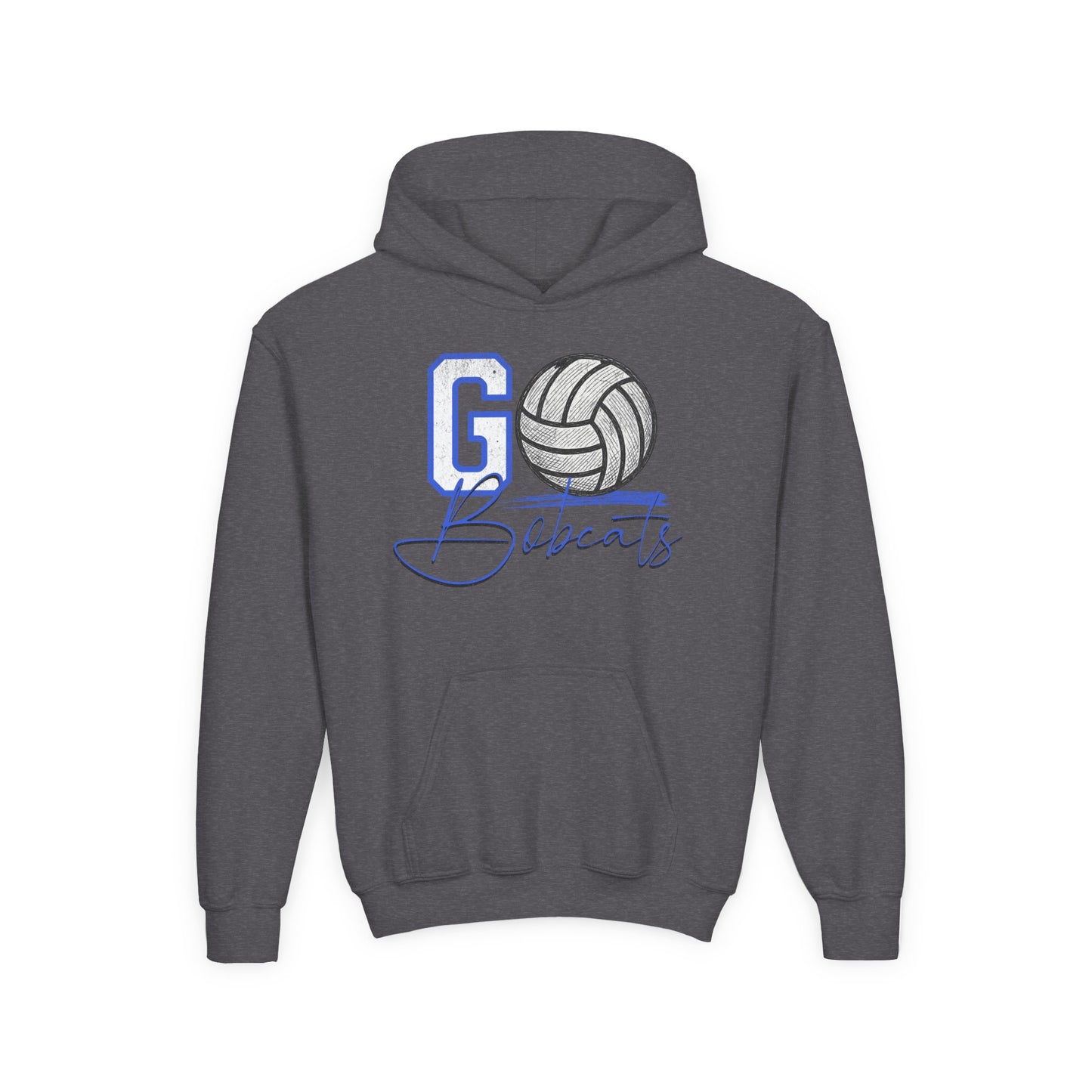 Bell County Volleyball Go Bobcats Youth Hoodie | The Narrows Co.