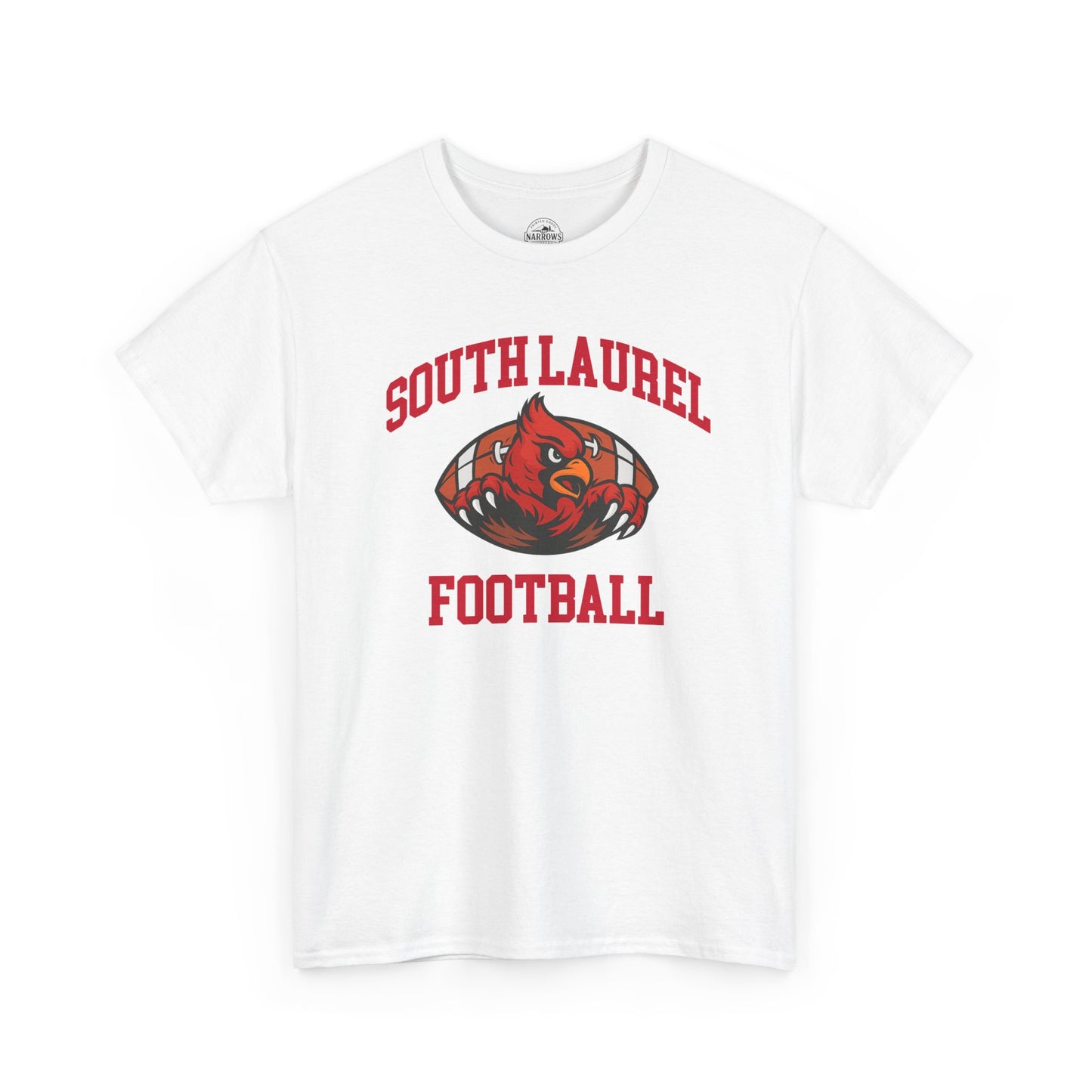 South Laurel - Cardinal with Football - Tee | The Narrows Co.