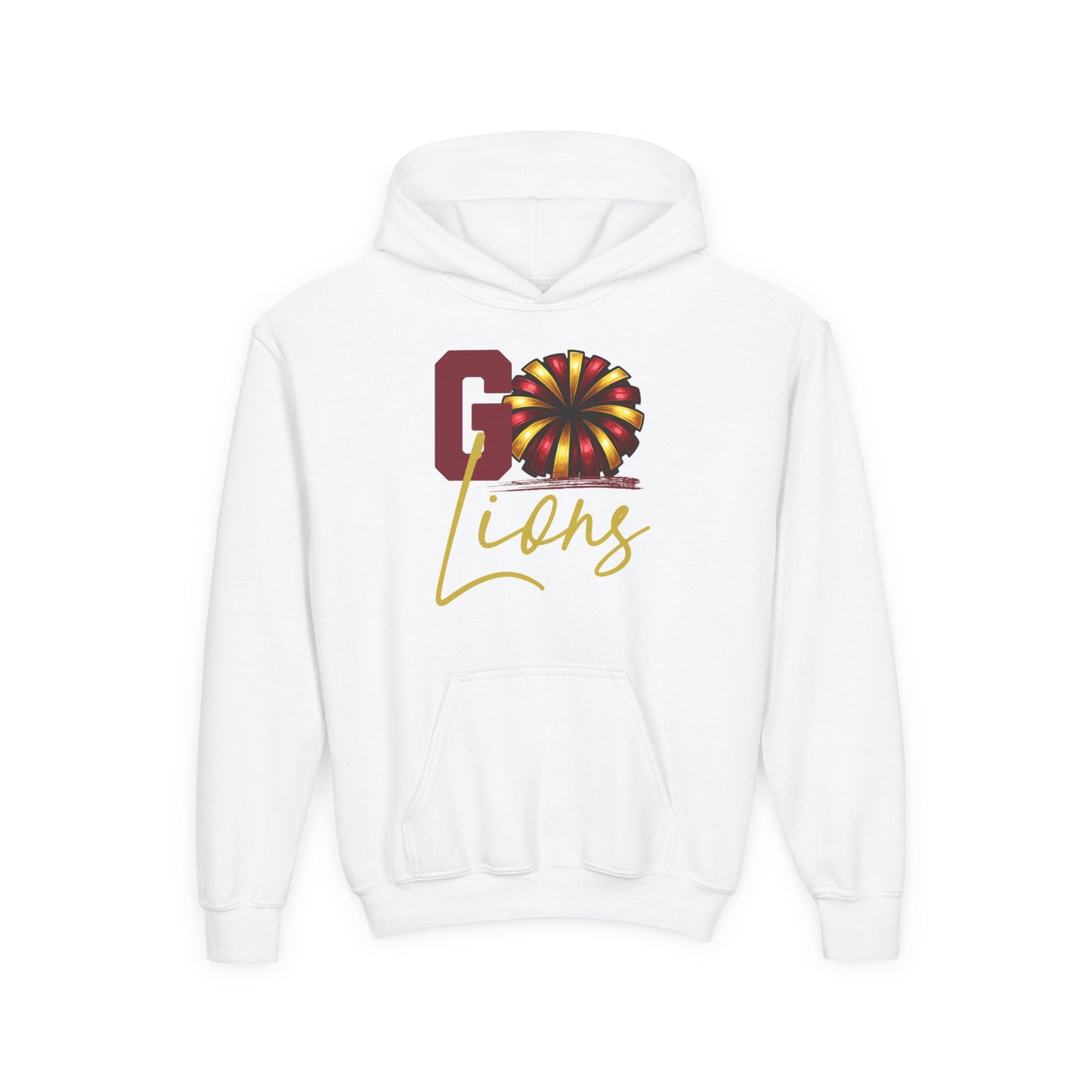 Pineville Cheer GO LIONS Youth Sweatshirt | The Narrows Co.