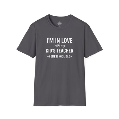 Homeschool Dad - In Love with my Kids Teacher Tee | The Narrows Co.