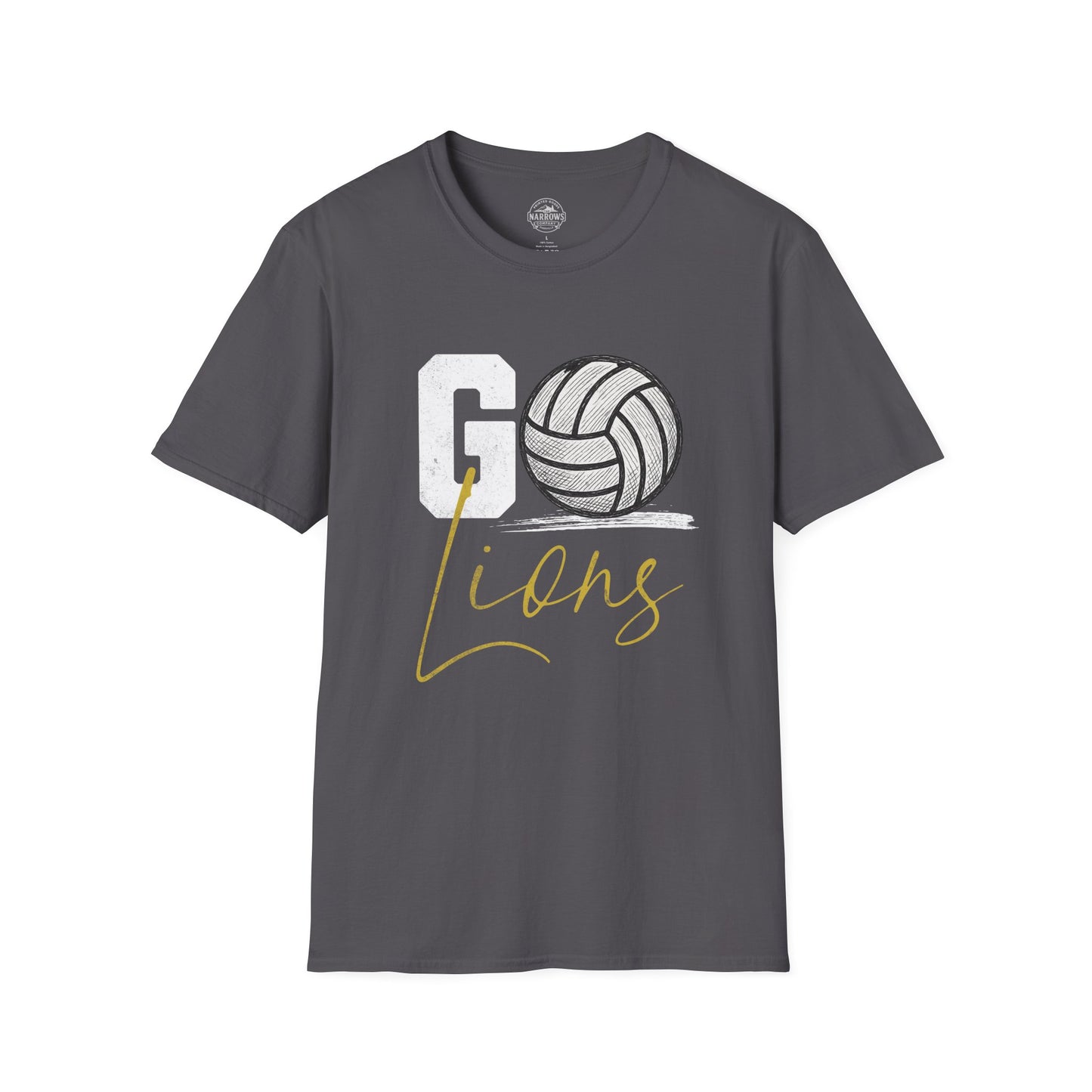 Pineville Volleyball Go Lions Tee | The Narrows Co.