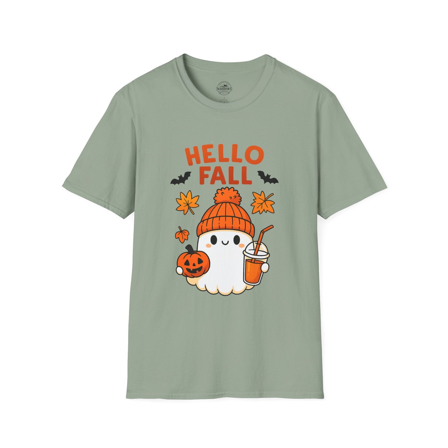 Hello Fall Ghost Tee | The Narrows Co.