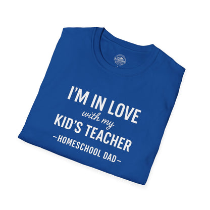 Homeschool Dad - In Love with my Kids Teacher Tee | The Narrows Co.