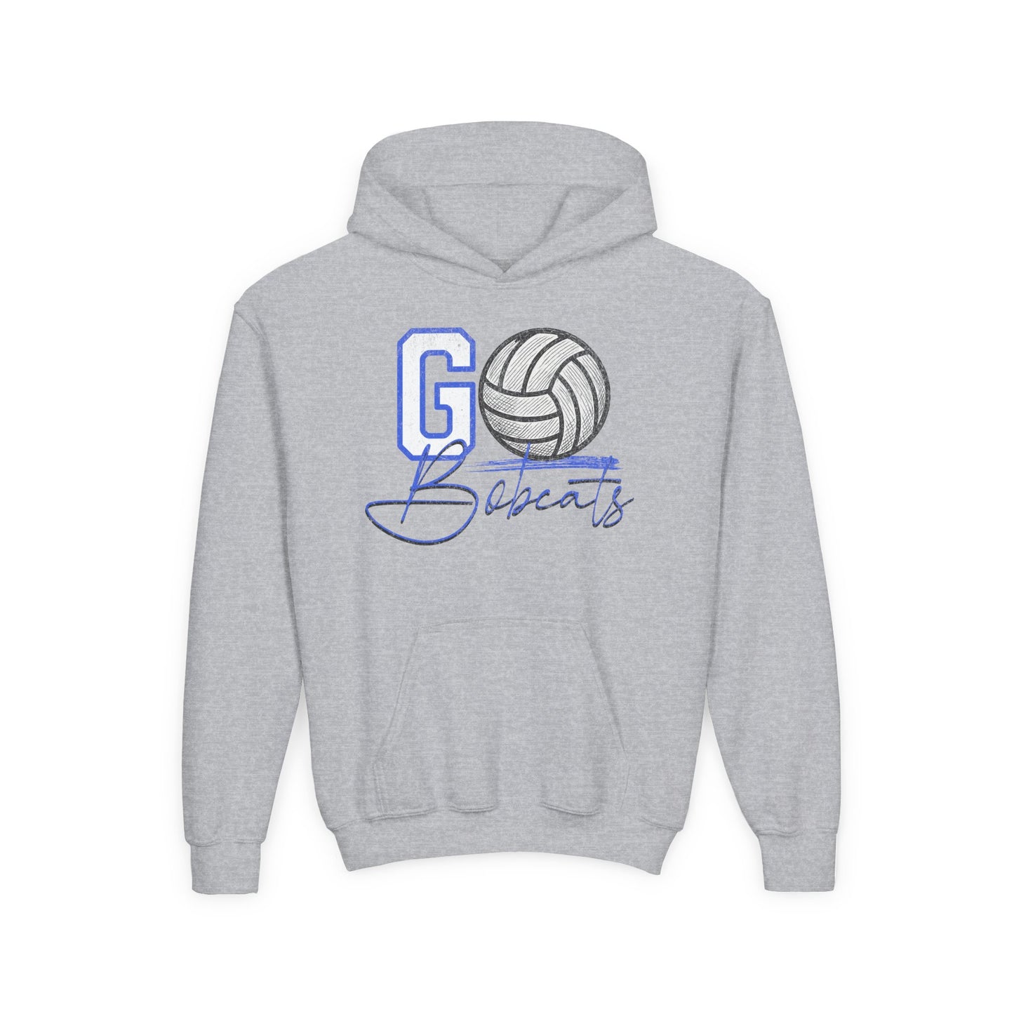 Bell County Volleyball Go Bobcats Youth Hoodie | The Narrows Co.