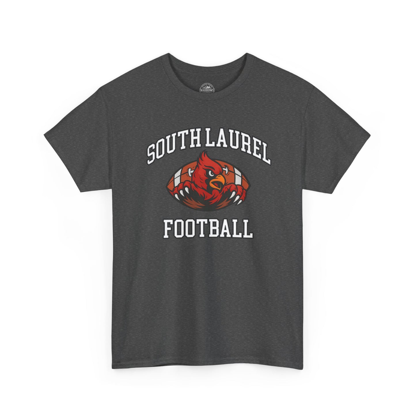 South Laurel - Cardinal with Football - Tee | The Narrows Co.