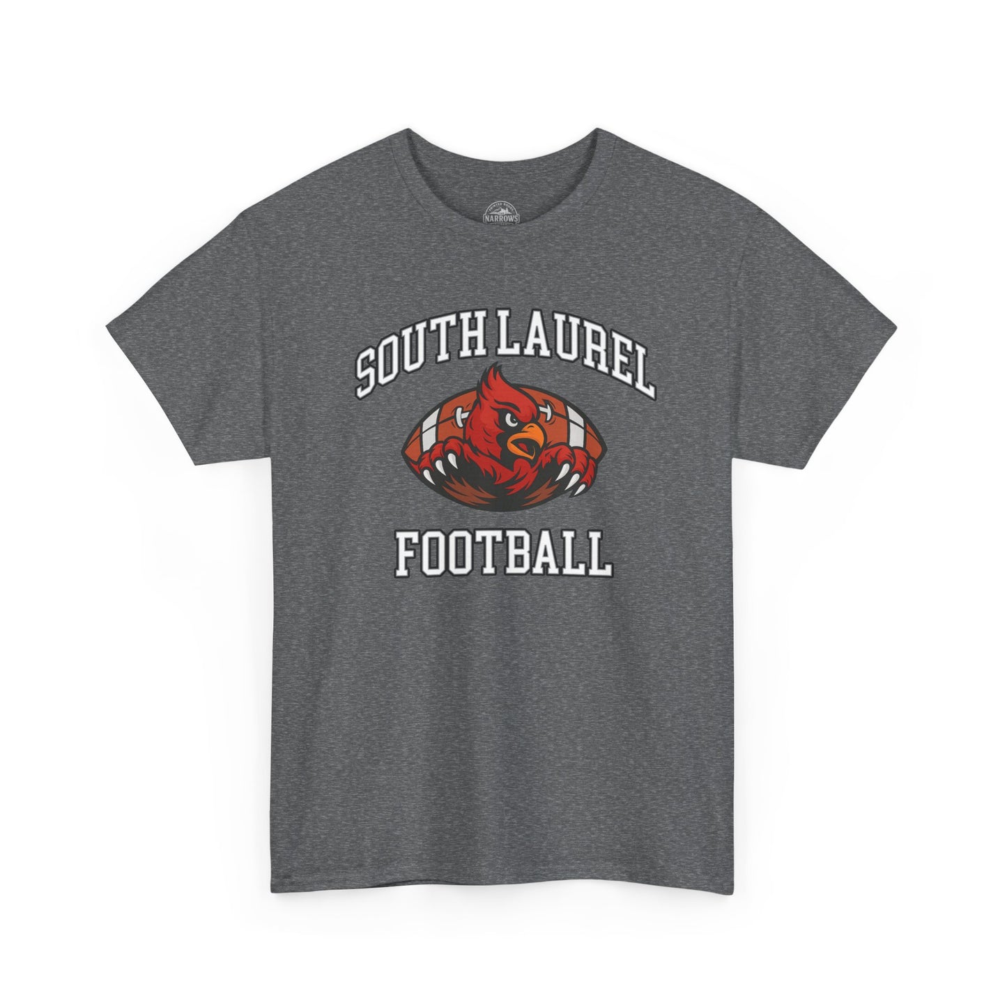South Laurel - Cardinal with Football - Tee | The Narrows Co.
