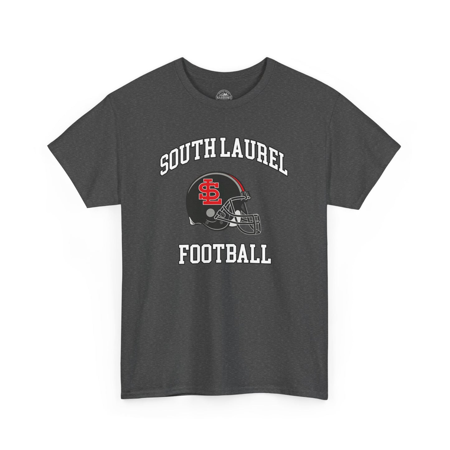 South Laurel - Black Football Helmet - Tee | The Narrows Co.
