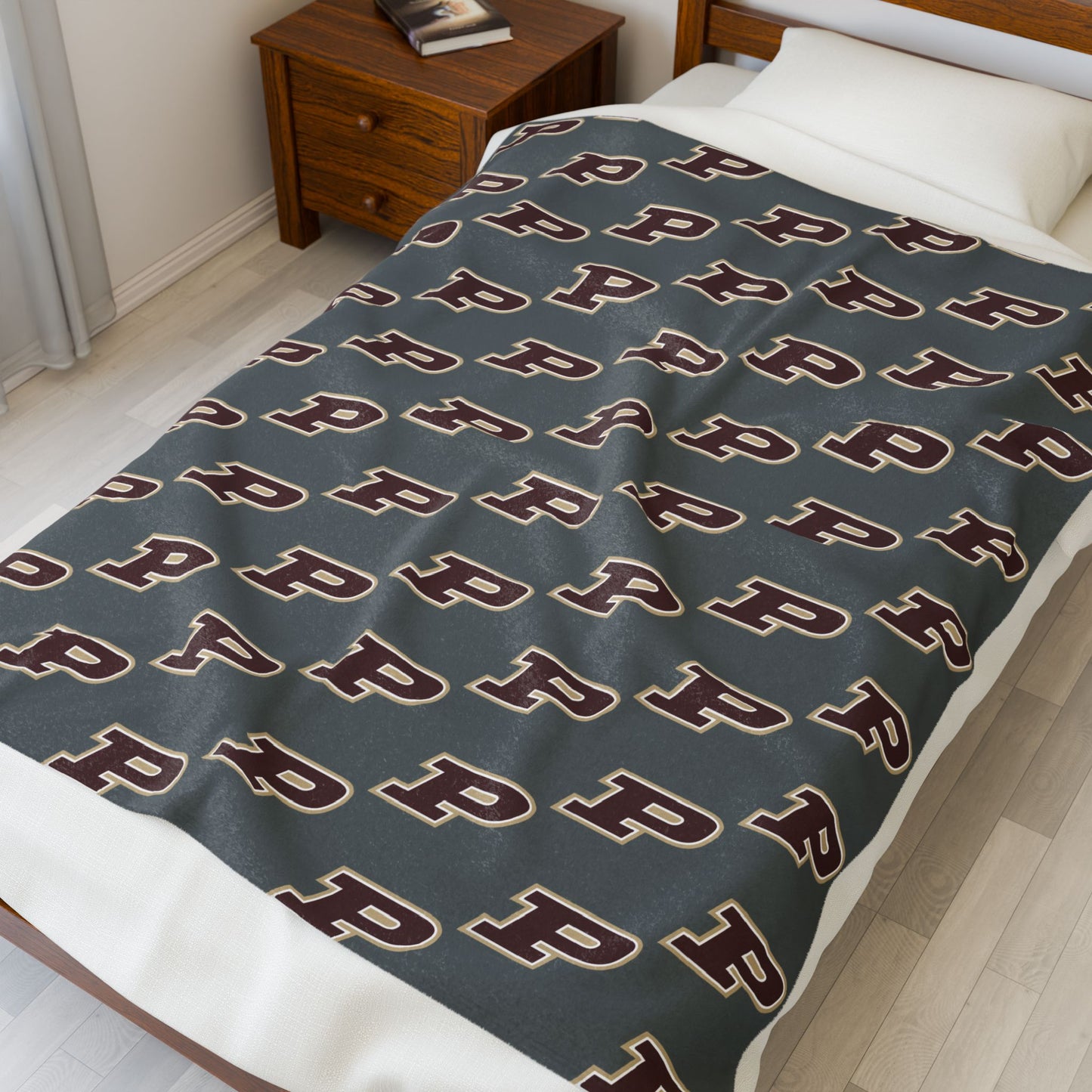 Pineville Power P Plush Blanket | The Narrows Co.