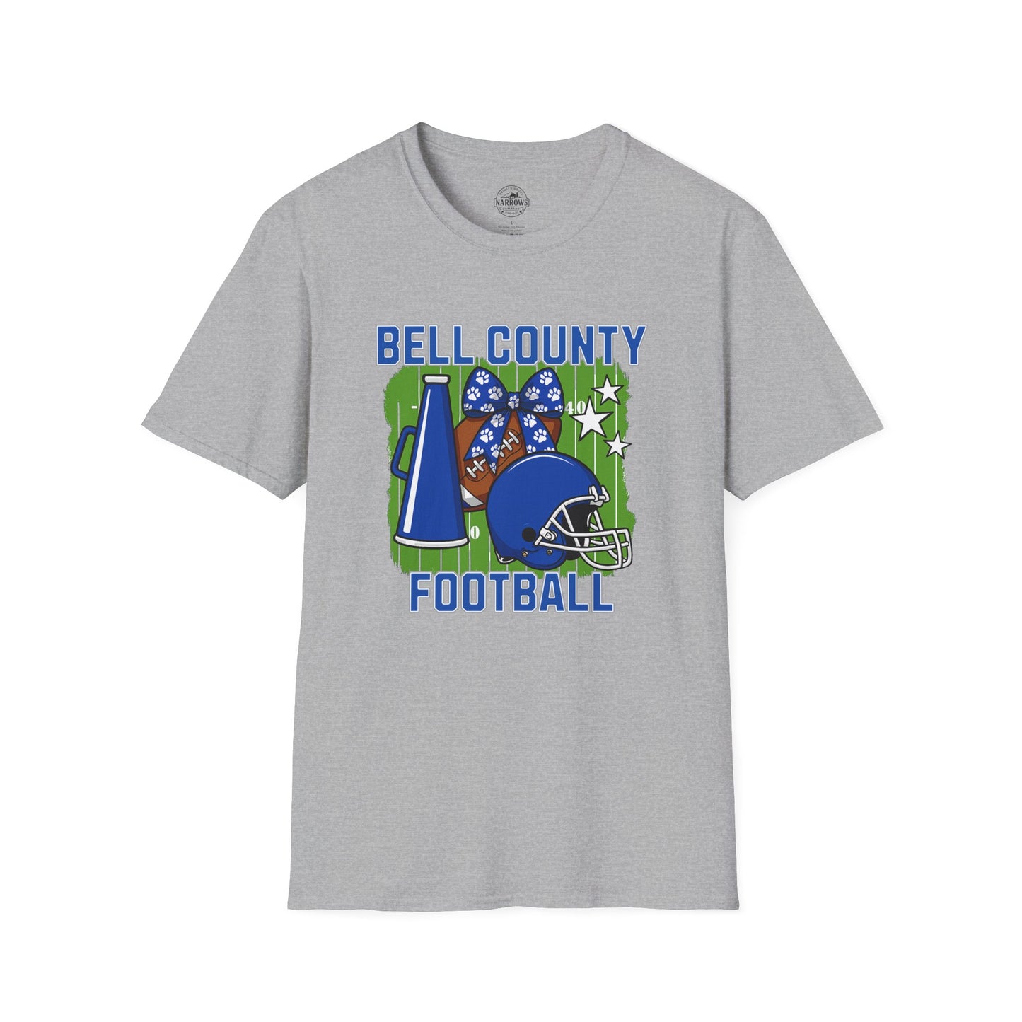 Bell County Cheerful Football Tee | The Narrows Co.