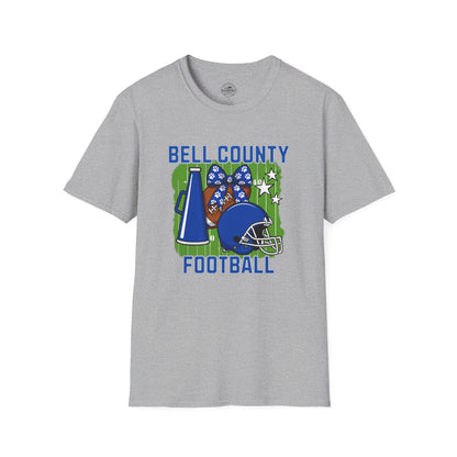 Bell County Cheerful Football Tee | The Narrows Co.