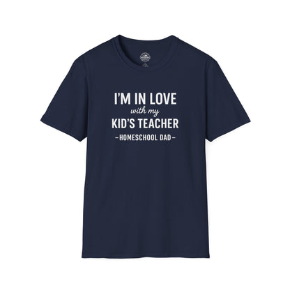 Homeschool Dad - In Love with my Kids Teacher Tee | The Narrows Co.