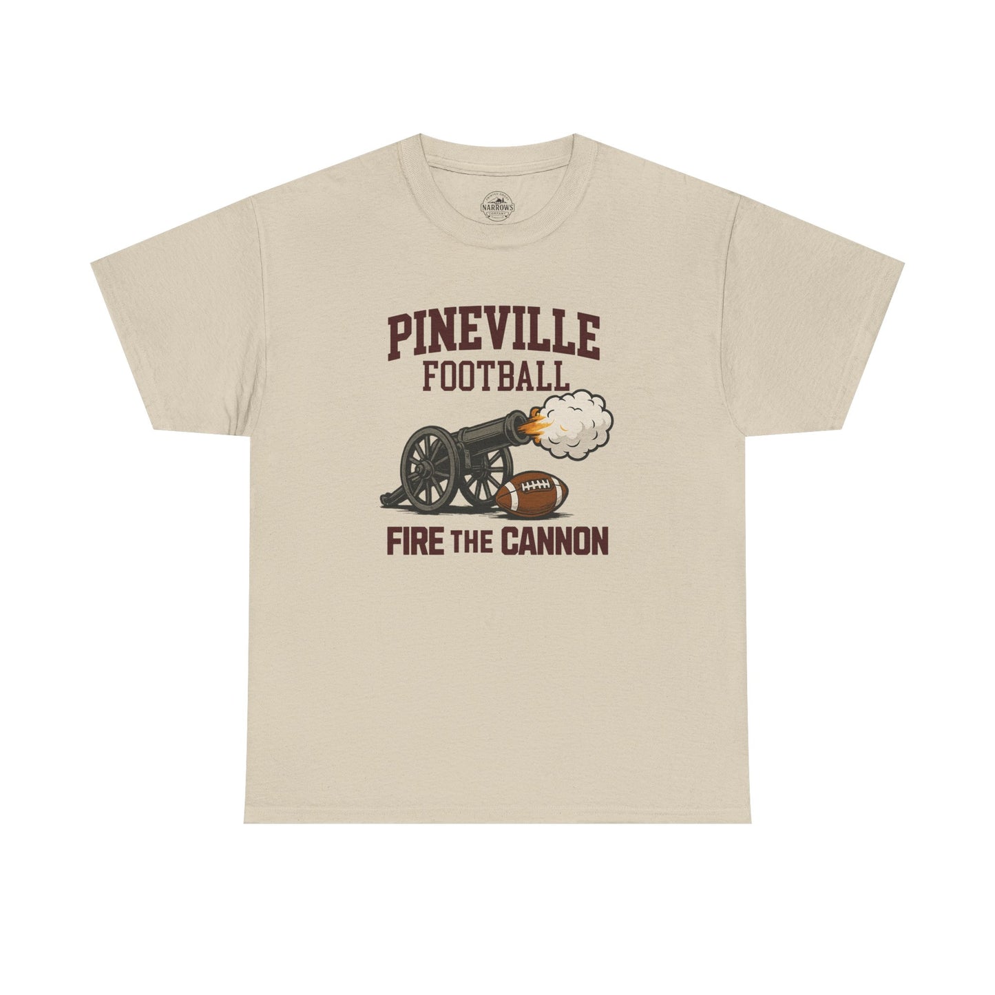 Pineville Football FIRE THE CANNON Tee | The Narrows Co.